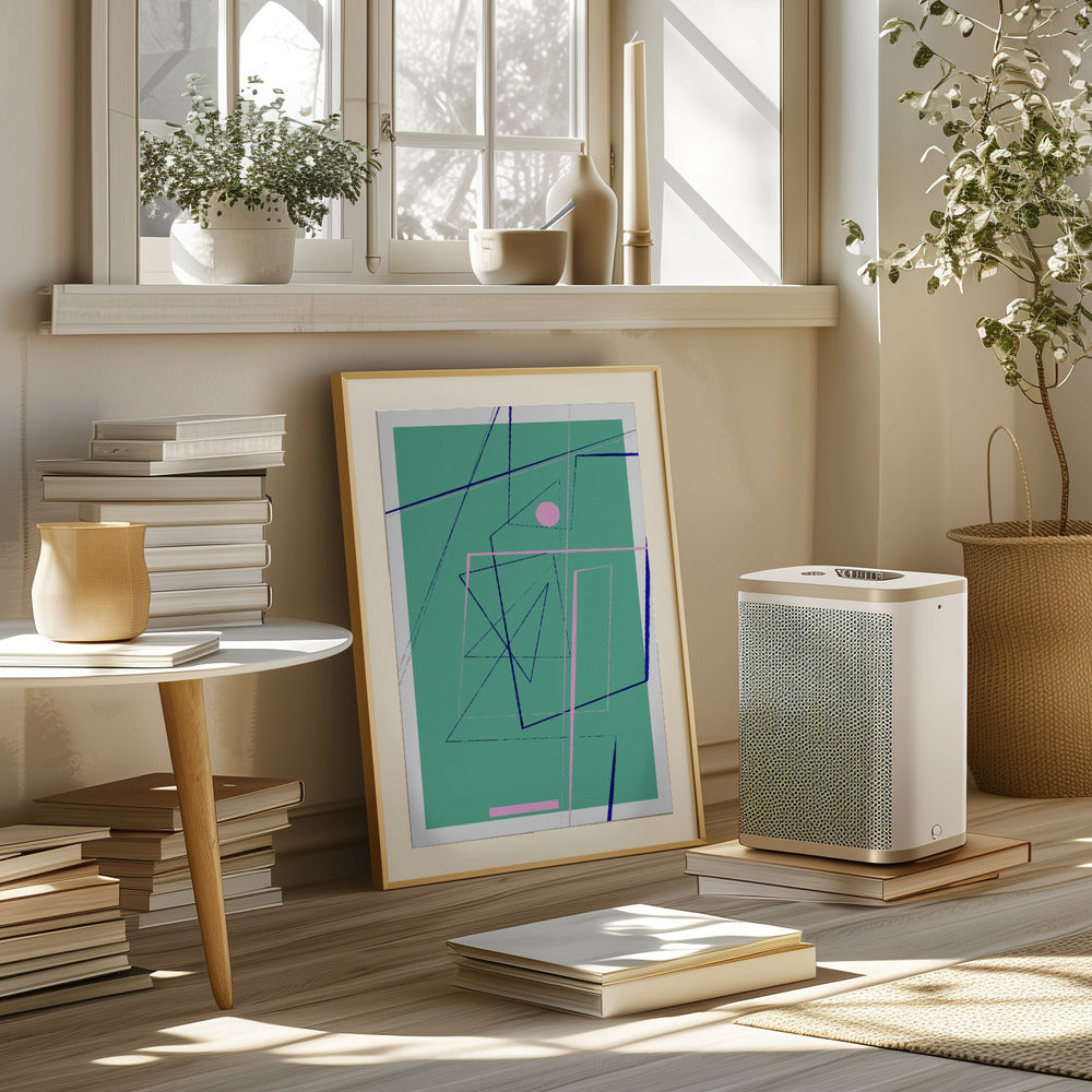 Angular Lines No24 Poster